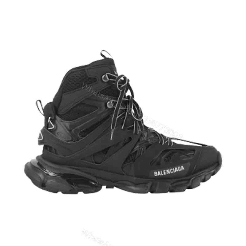 MEN’S TRACK HIKE TRAINERS IN BLACK – BB168 — view 1