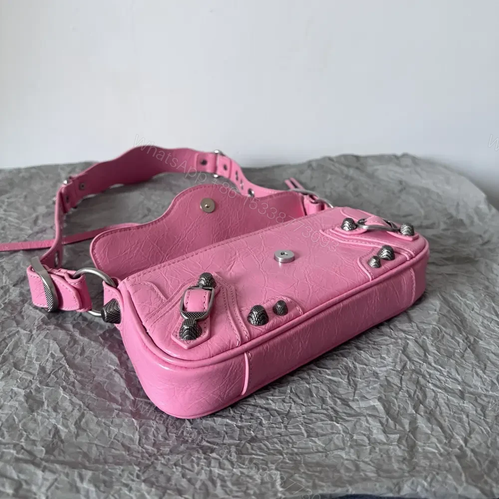 View 7 of 高仿Balenciaga*LeCagole2024新款法棍包粉色XS