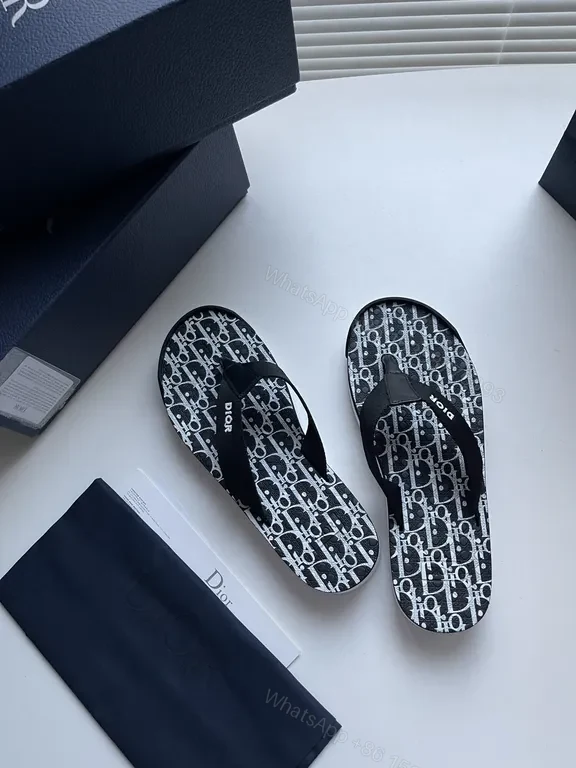 View 8 of Patterned Monogram Flip-Flops: Luxe Comfort Sandals