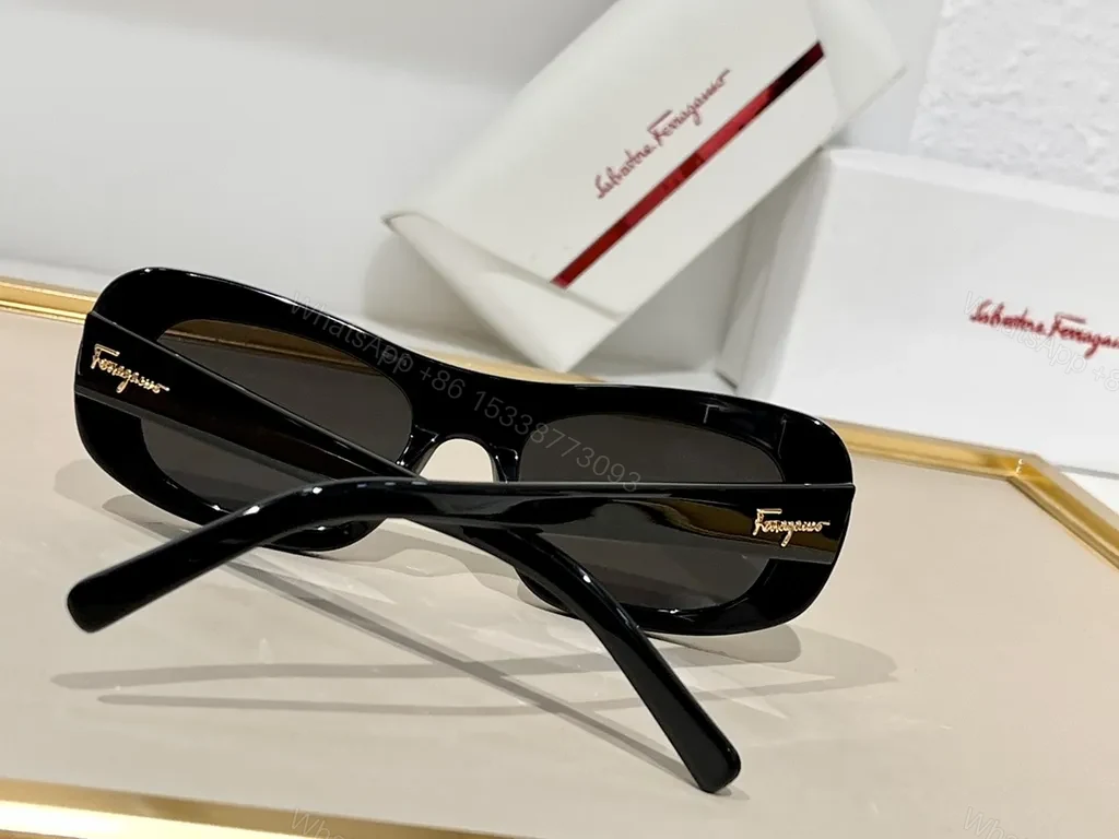 View 4 of Bold Pink Frames Sunglasses: Ferragamo Pink High-Gloss Acetate