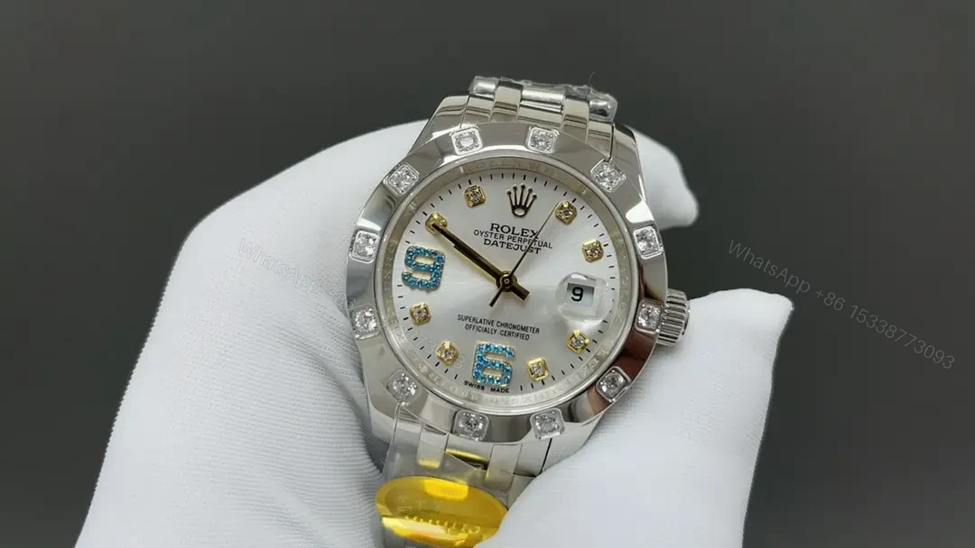 View 6 of Rolex Lady-Datejust Pearlmaster Mother of Pearl Diamond Edition 29mm RLX-LDJ-PM-MOP-DIA29
