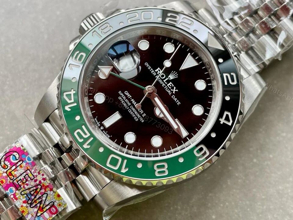 View 4 of Clean Rolex GMT-Master II 126720VTNR SPRITE 904L SS Black Dial VR3186