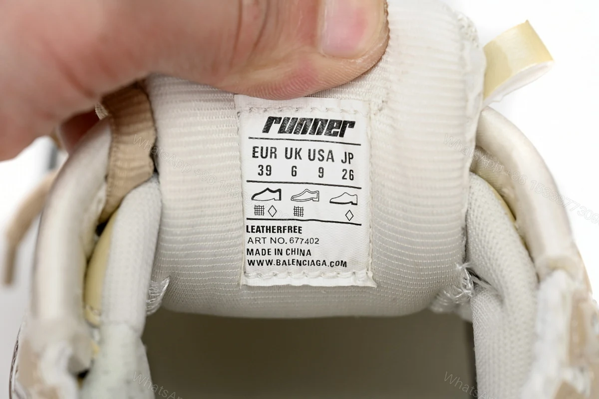 View 8 of Balenciaga Runner Rice Pla Tinum 677403 W3RB3 9891