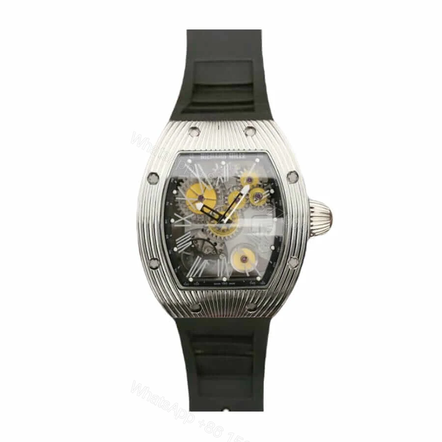 Richard Mille RM 018 Super Clone : Tourbillon Hommage à Boucheron Steel Skeleton Dial — view 1