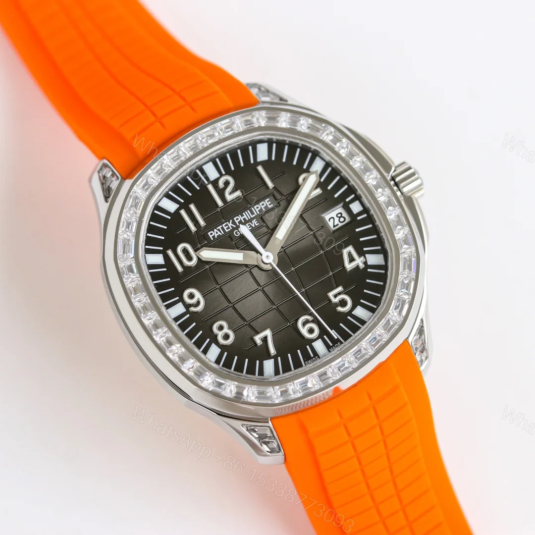 View 2 of Patek Philippe Aquanaut Full Diamond Watch 38.8mm GR Factory Premium Edition GR-PP-R68-AQUANAUT-388-DIAMOND