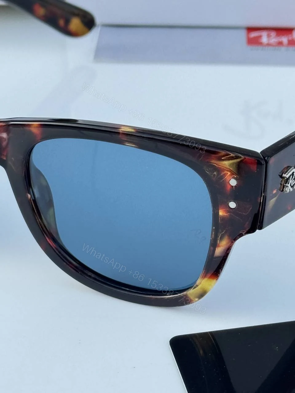 View 5 of First Copy RayBan 0840 Tiger Blue UV Protected Premium Sunglasses Luxury Eyewear