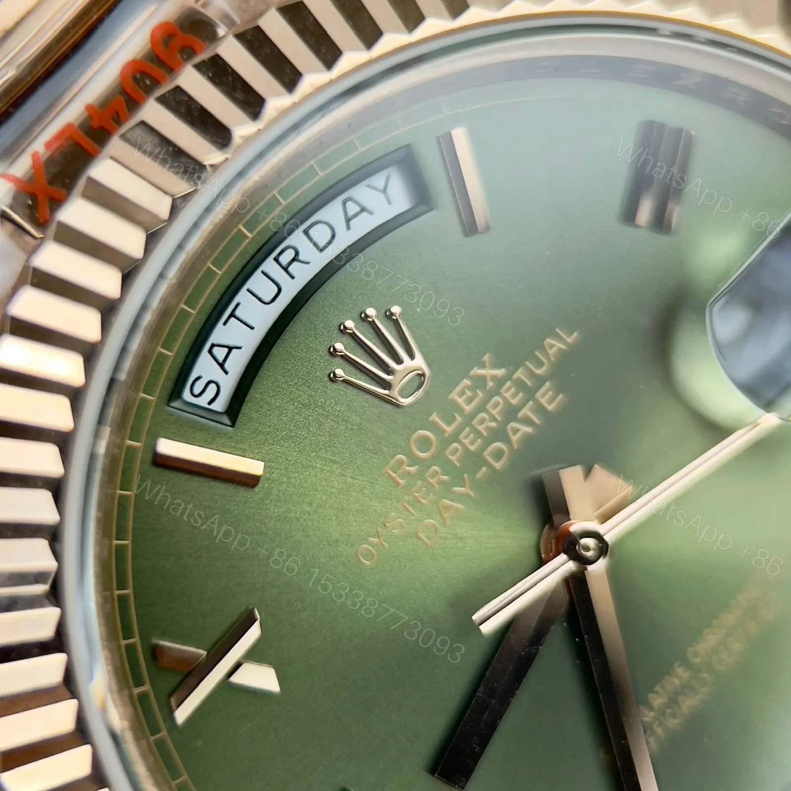 View 5 of Superclone Rolex Day-Date Olive Green Dial 228235-0025 40 mm