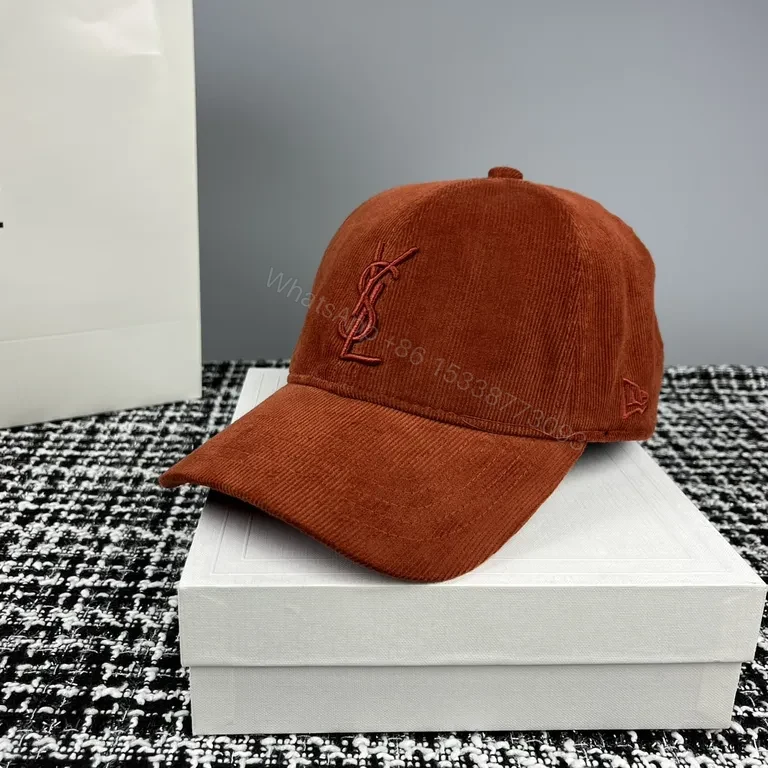View 7 of Corduroy YSL-Inspired Cap: Subtle Luxury, All-Day Comfort
