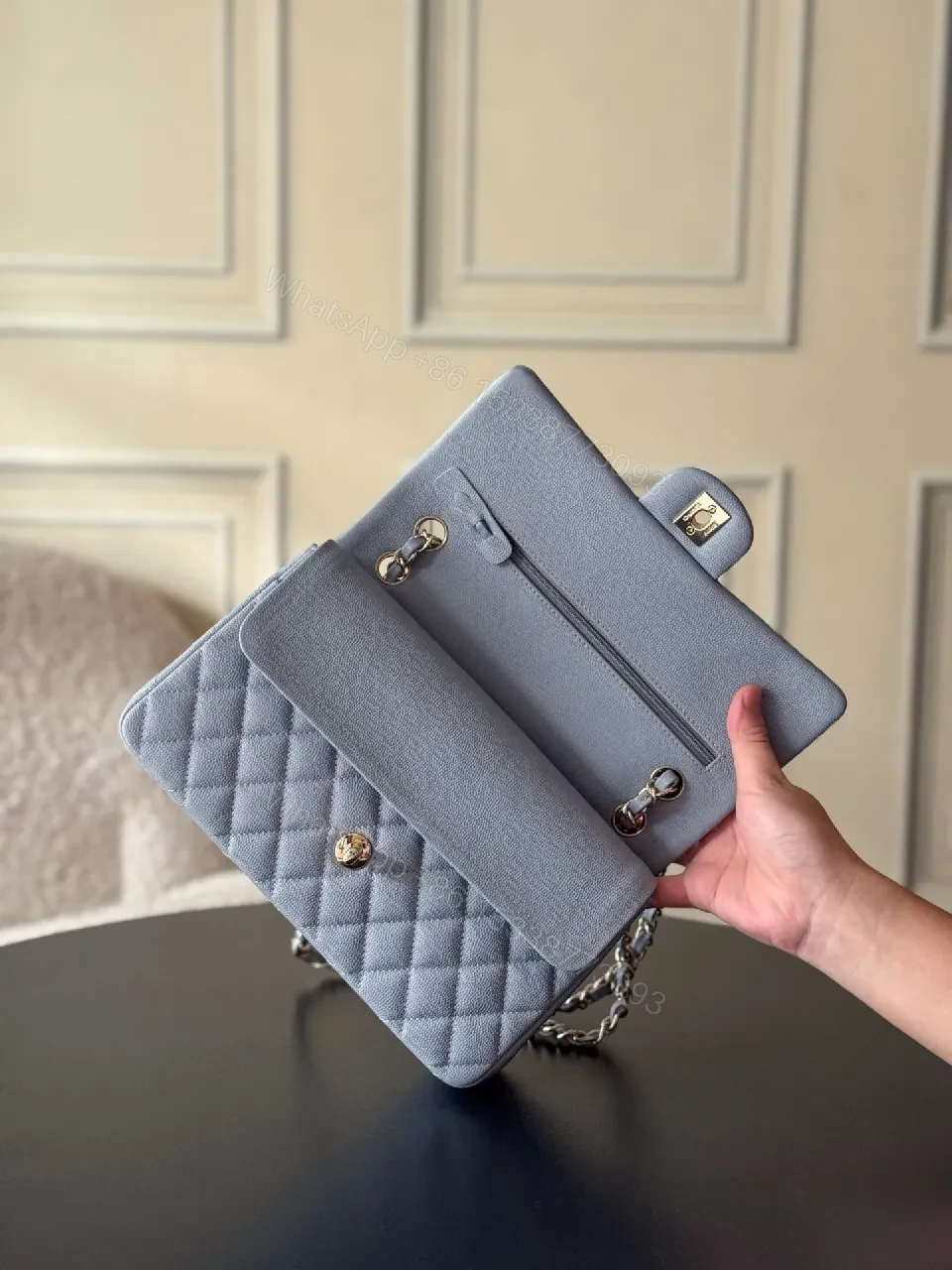 View 4 of Soft Quilted Luxe Mini Bag: Chain-Strap Night-Day Elegance