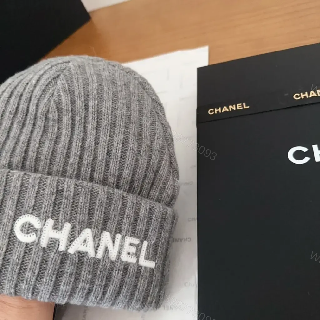 View 8 of Chunky Rib Knit Beanie — Soft Luxury, Subtle Branding, Everyday Warmth