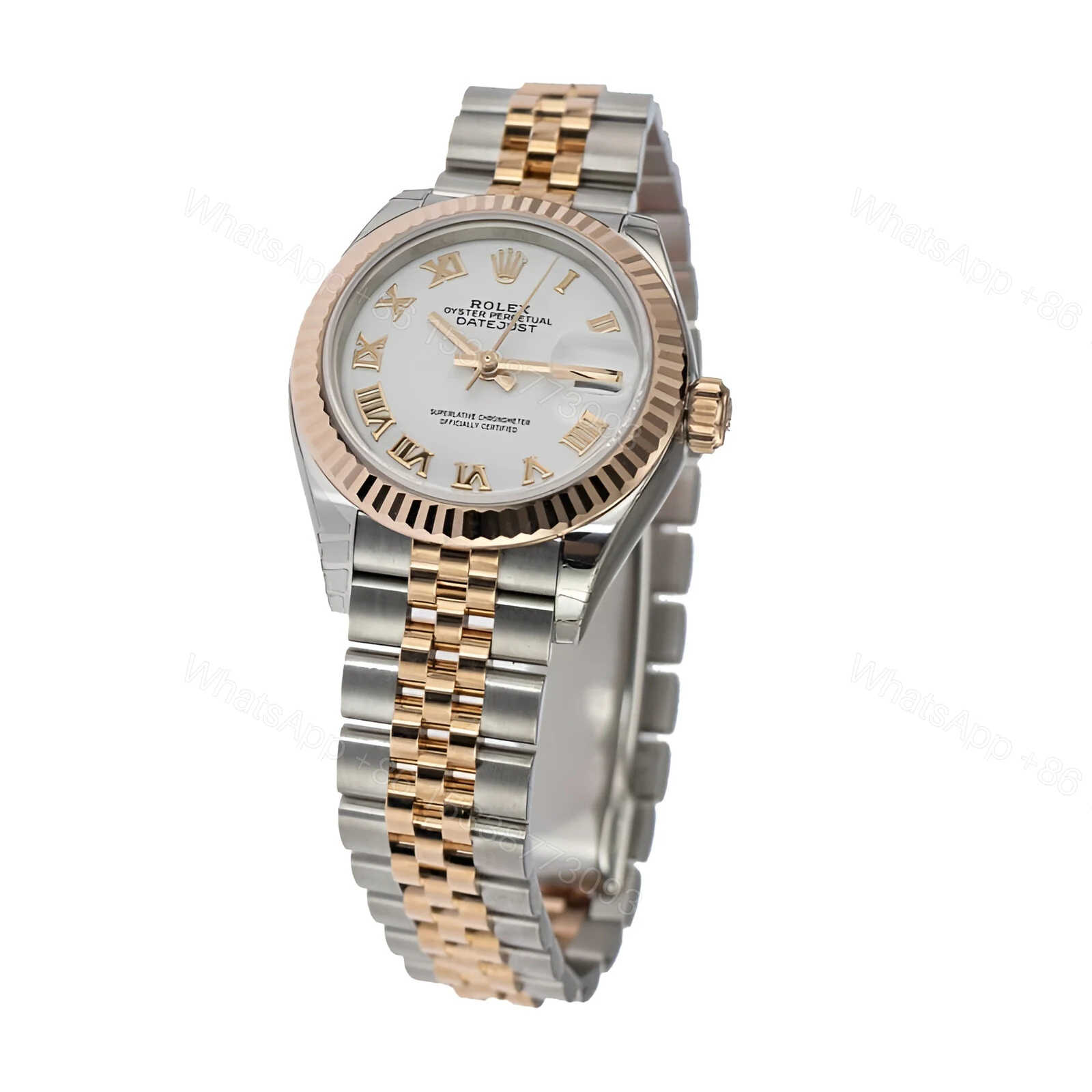 View 2 of Rolex Datejust White Dial Replica