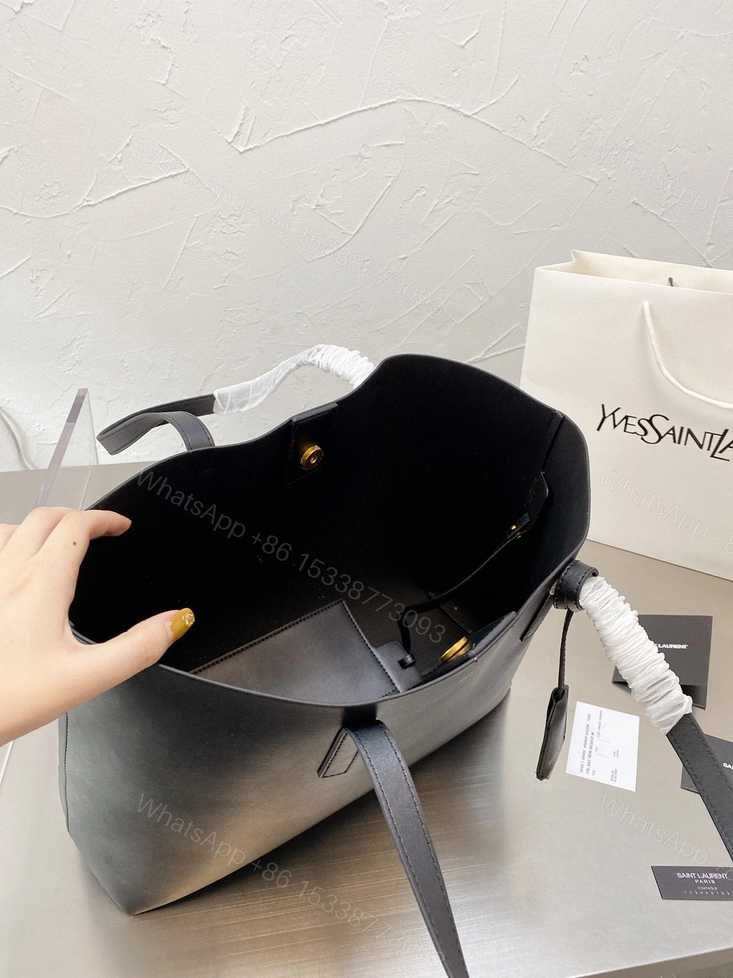 View 5 of Saint Laurent YSL Shopping Bag