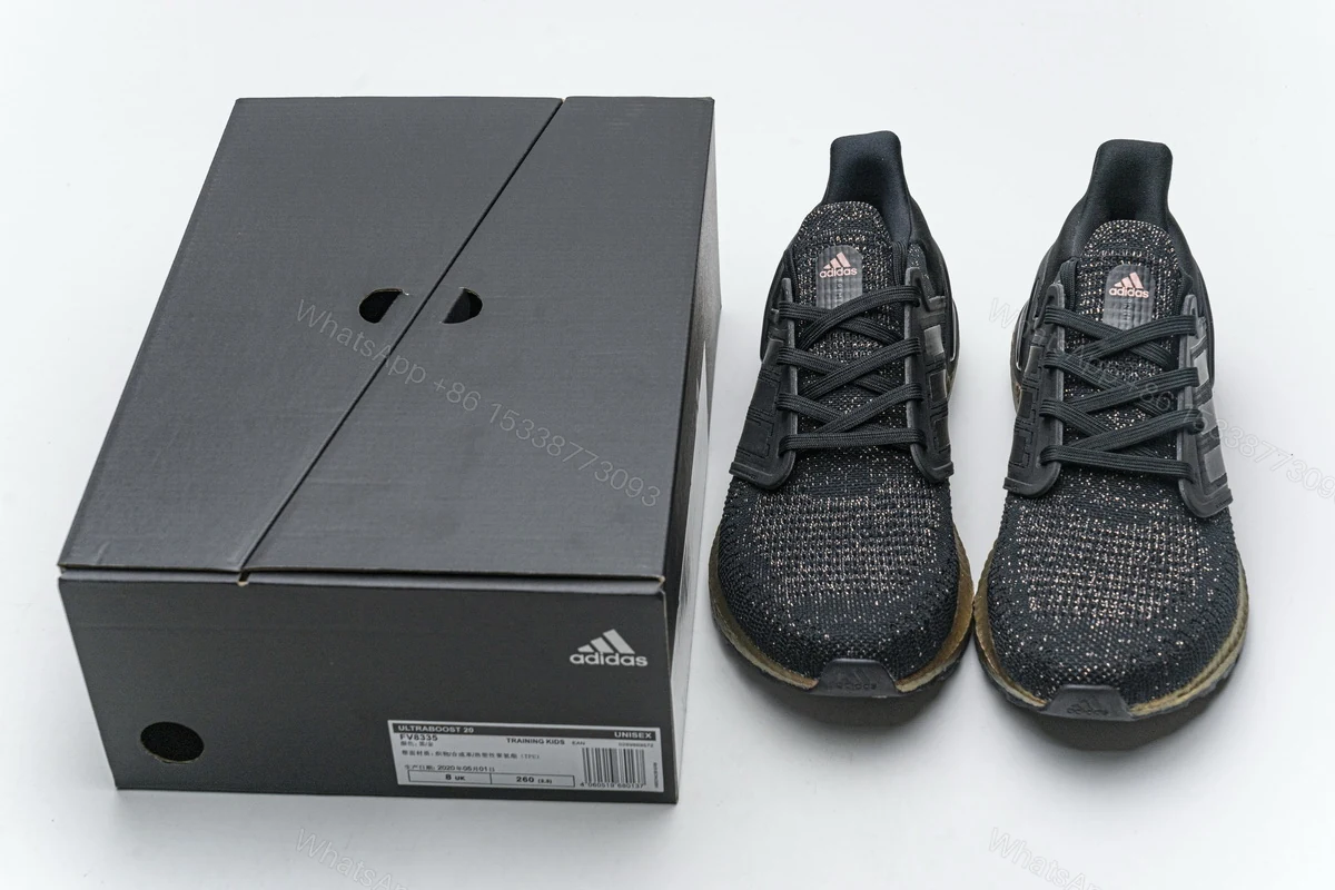 Adidas Ultra Boost 20 Black Signal Pink FV8335 — view 2