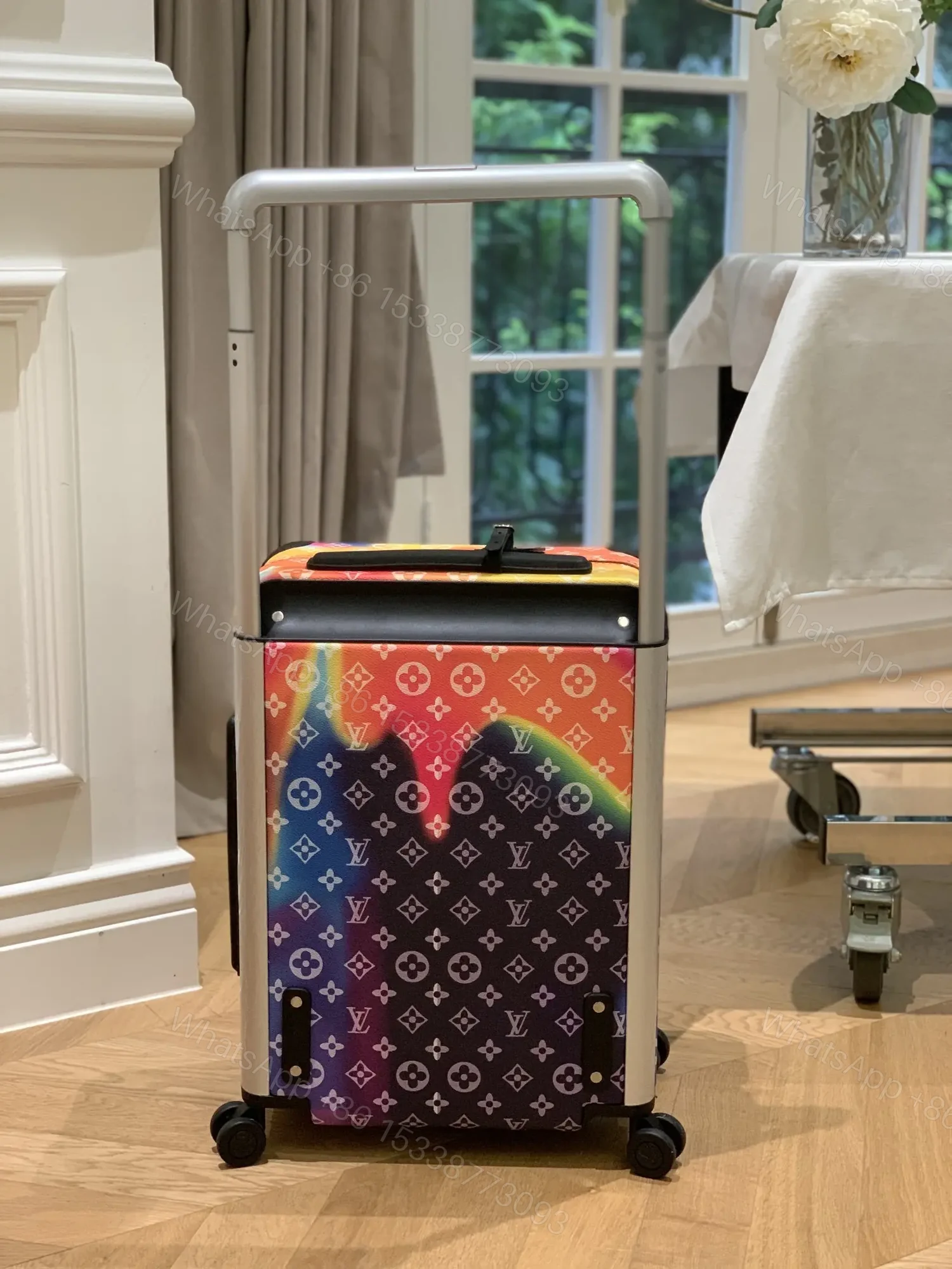 View 2 of Louis Vuitton Horizon 55 Multicolor Sunset Carry-on Bag Suitcase