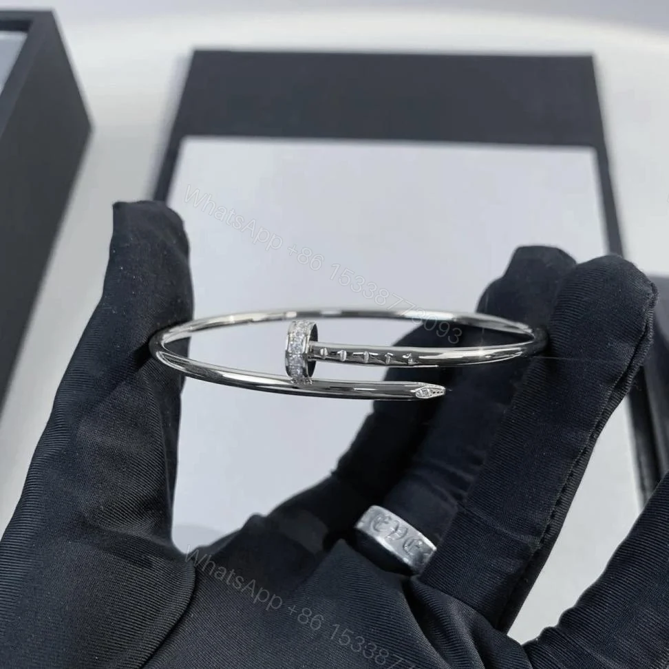 View 4 of Cartier Juste Un Clou Bracelet, Small Model, Diamonds