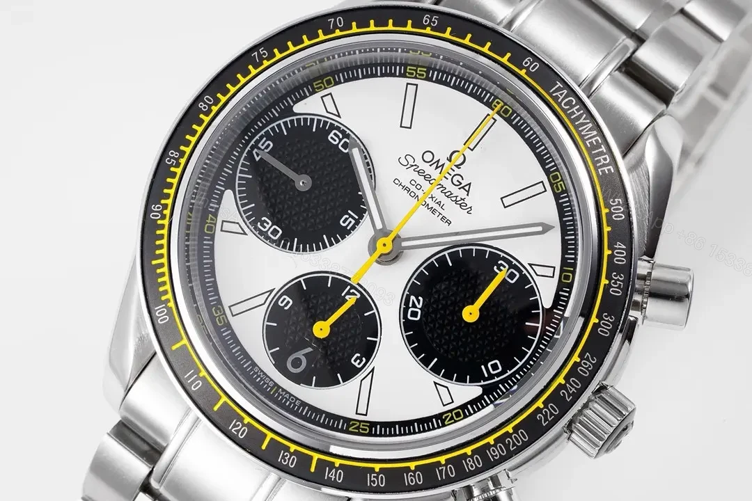 View 5 of Omega Speedmaster Professional 326.32.40.50.06.001 Multifunction Chronograph Watch Silver with White Dial and Black Sub dials