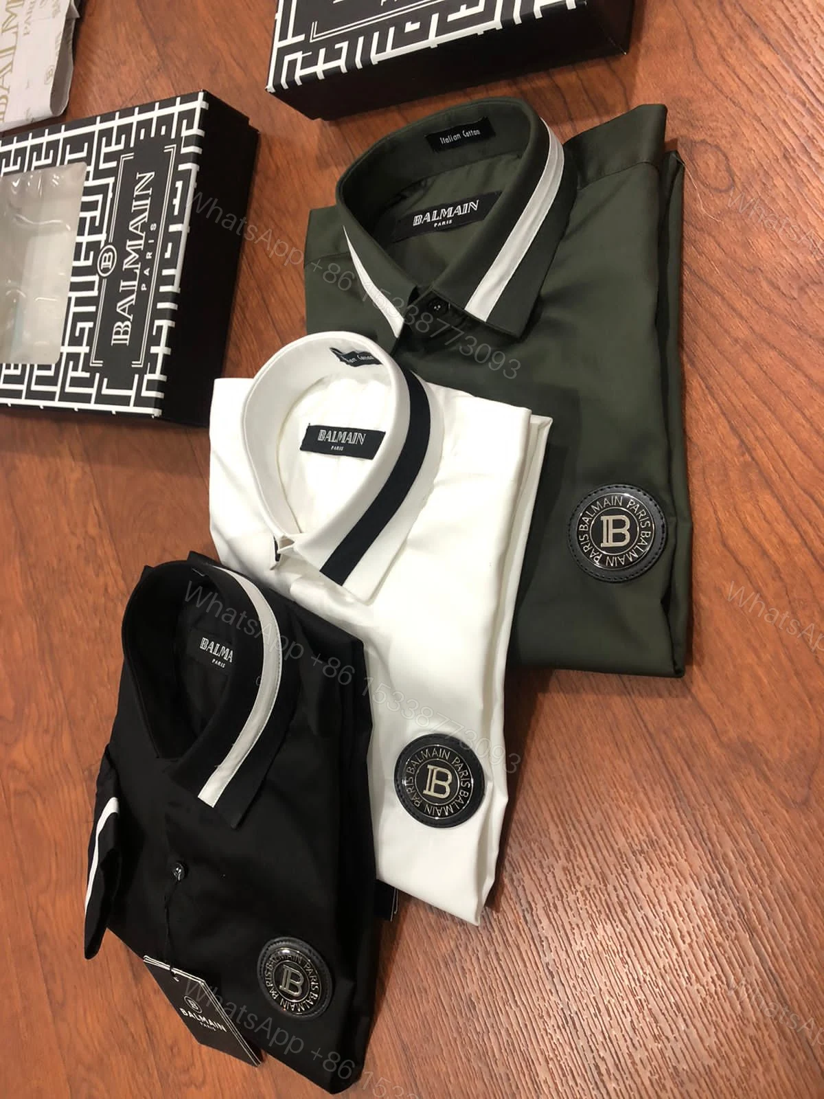 View 7 of First Copy Balmain Paris Premium Original 2025 Shirt for Men