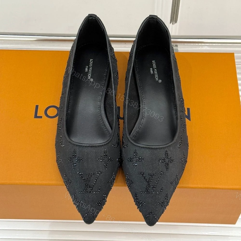 View 4 of Louis Vuitton Gala Flat Ballerina Black 1AIDR8