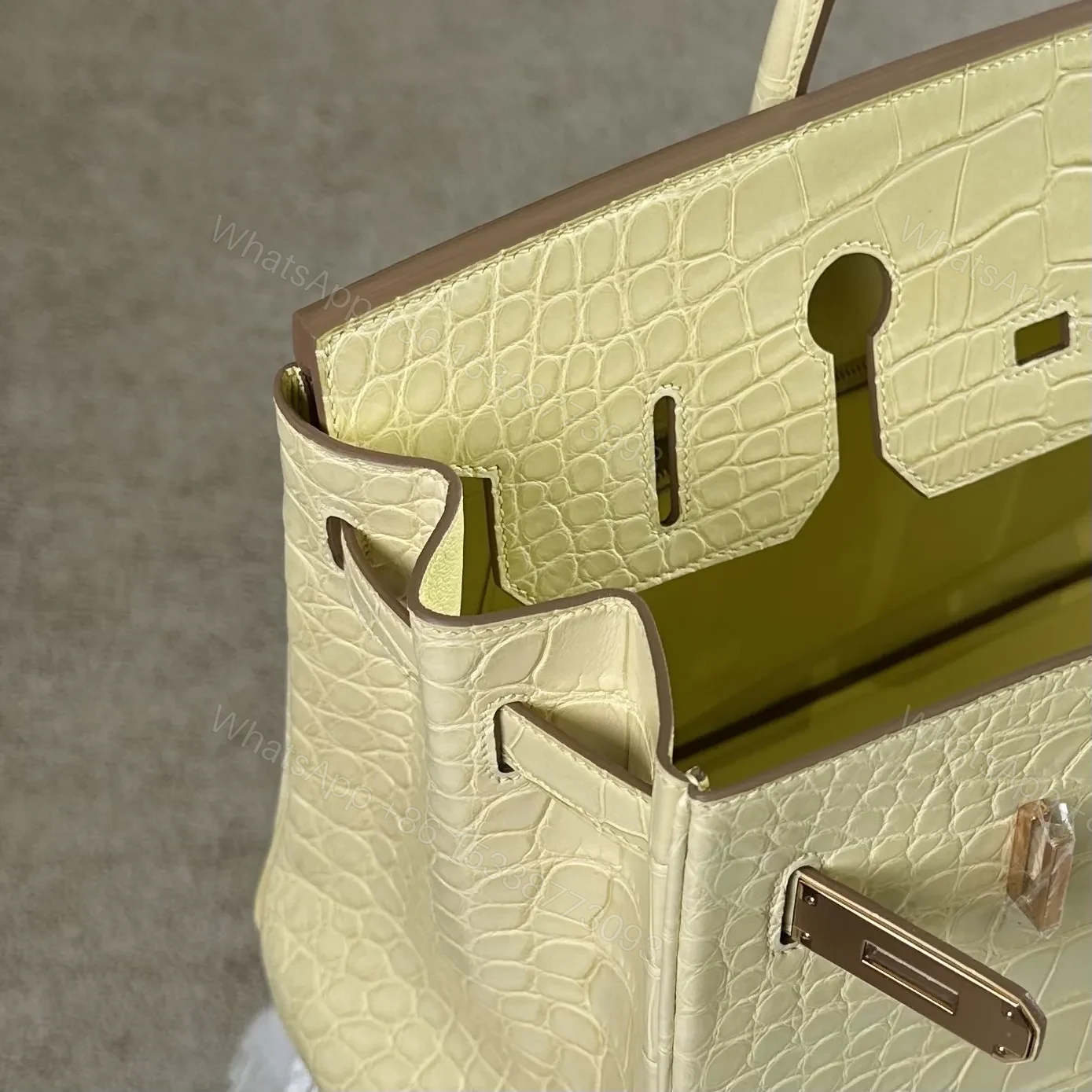 View 6 of Hermes Birkin 35cm Crocodile Leather Gold Hardware