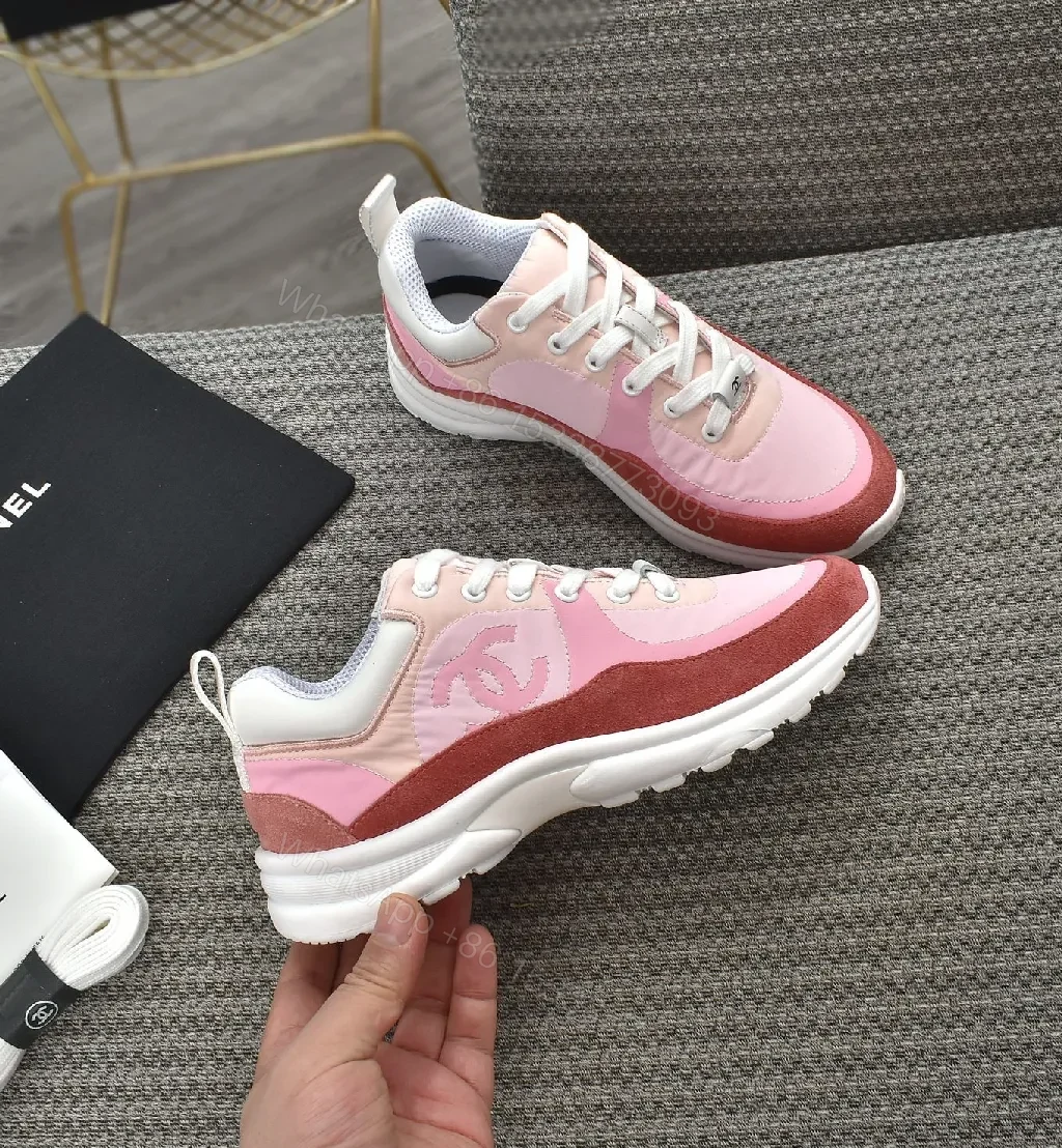 View 5 of Pink Suede & Leather High-Top Sneakers with Cushioned Comfort