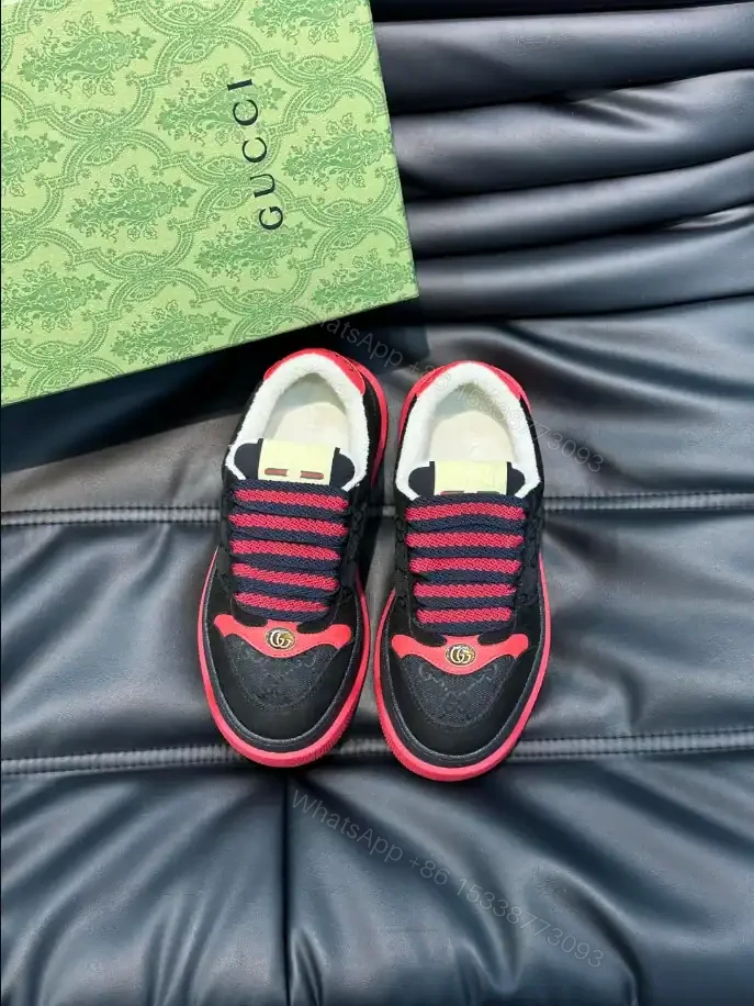 View 7 of GUCCI SCREENER GG TRAINER SNEAKERS BLACK GG CANVAS – GC174