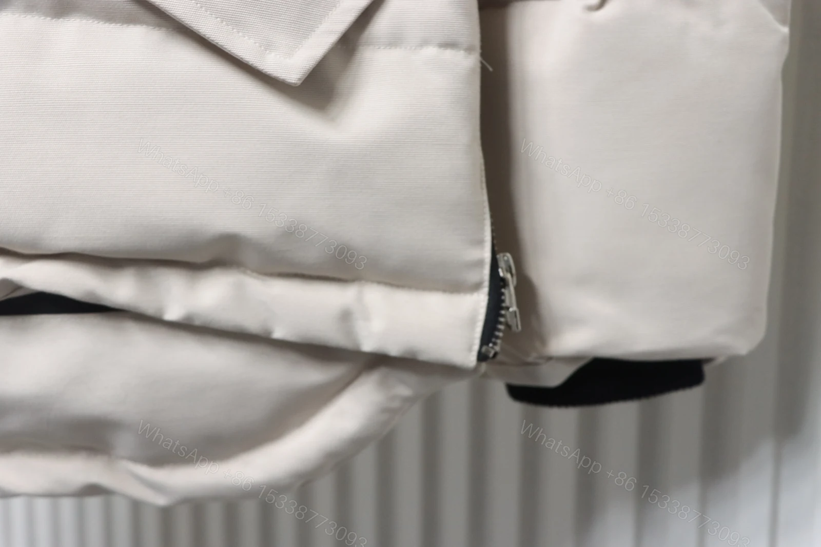 View 6 of Moose Knuckles Men's Shearling 3Q Jacket off-white