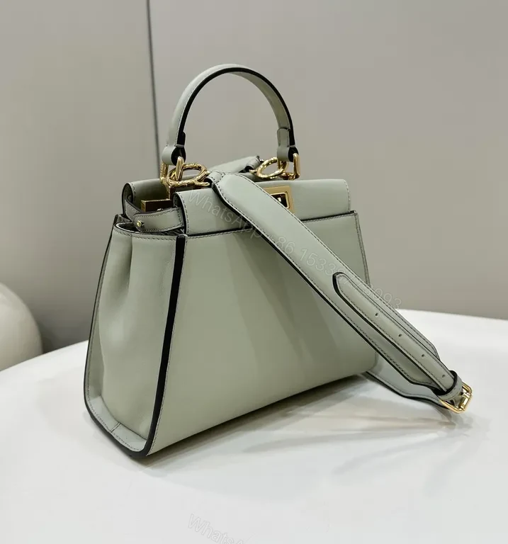 View 9 of Fendi Roma Structured Tote: Logo-Forward Luxury Tote