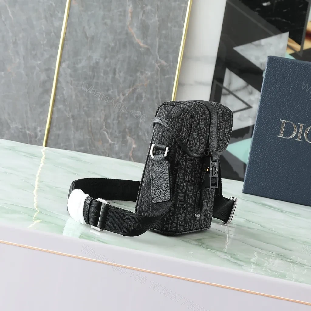 View 3 of Compact Patterned Utility Bag Crossbody, JakCanvas Texture