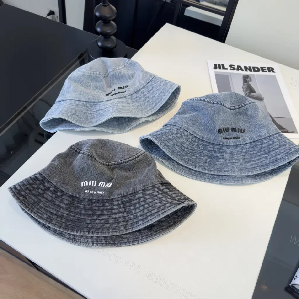 View 7 of Denim Bucket Hat - Lightweight, Subtle Logo, Stylish Everydaywear