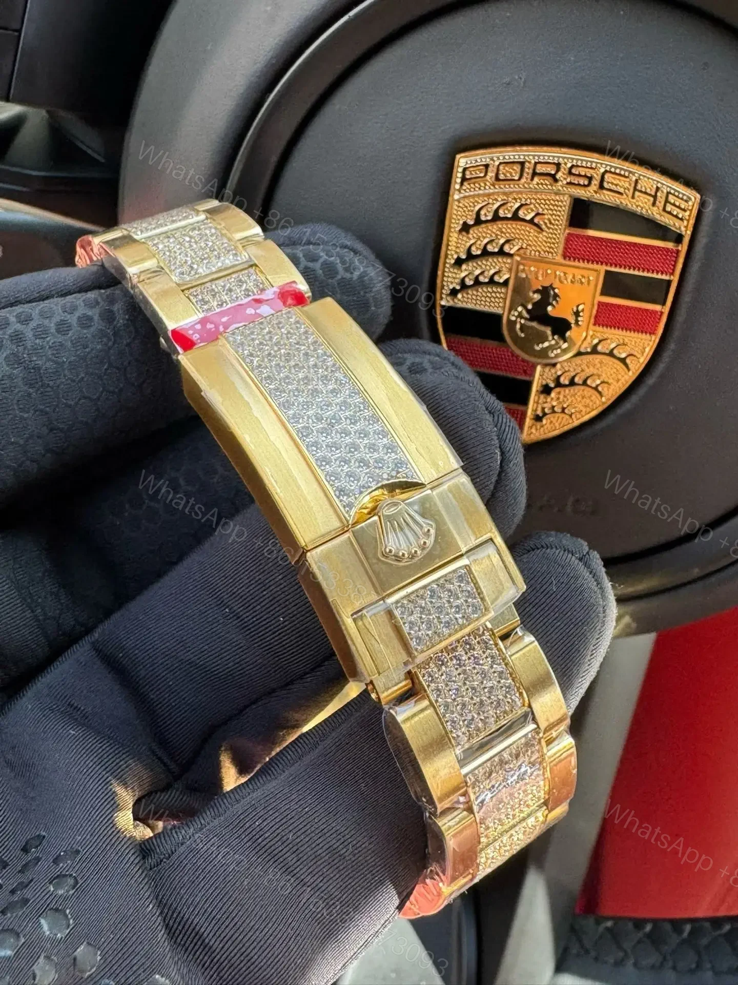 View 5 of Rolex Daytona Barbie Pink Dial Yellow Gold Diamond Oyster Bracelet Edition 40mm RG-DAYTONA-BARBIE-GOLD-PINK