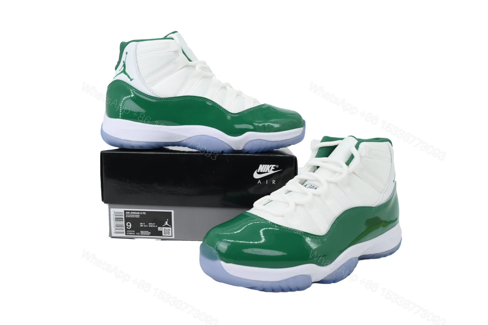 View 7 of Air Jordan 11 Retro White Green CT8012-113