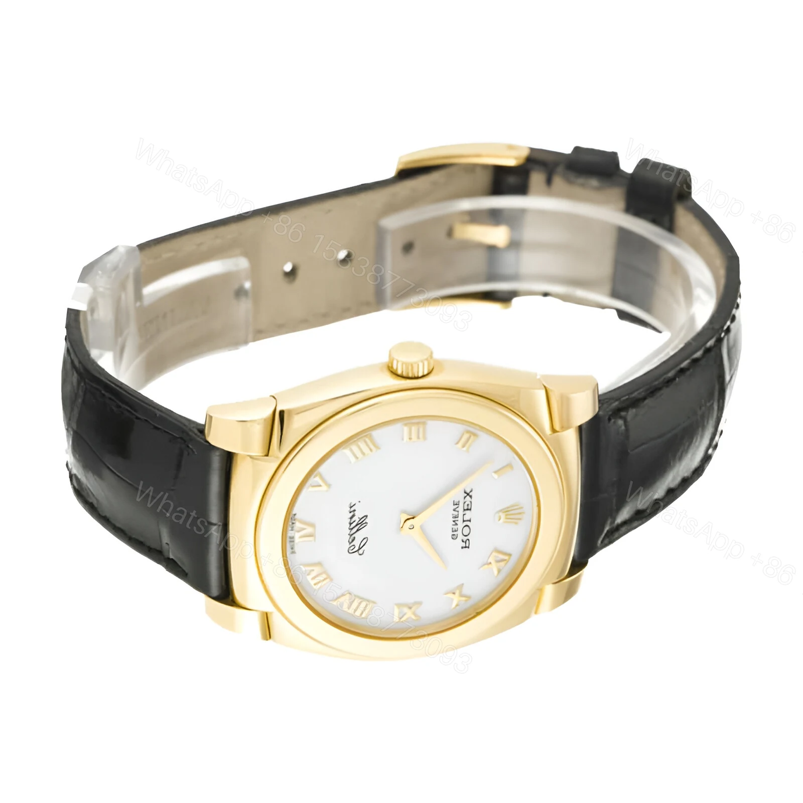 View 4 of Rolex Cellini Geneve Yellow Gold White 5320/8 Replica