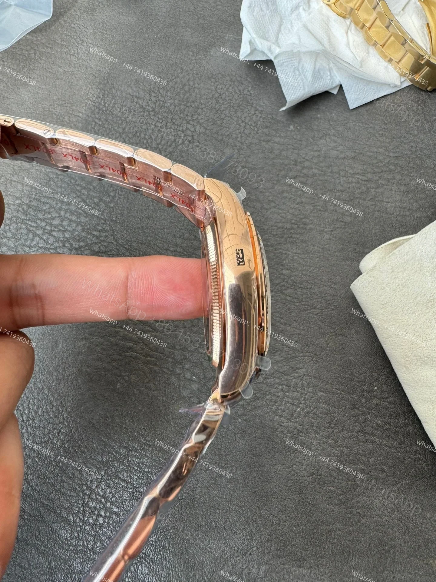 View 11 of Rolex Super Clone Daytona M126505-0003 Rose Gold Dial 4131 Movement