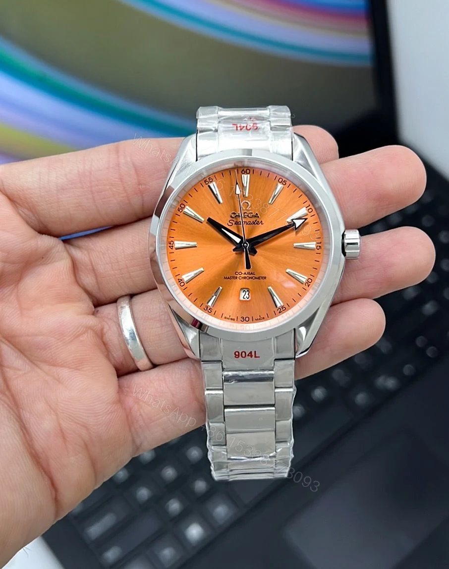 Omega Seamaster AquaTerra Orange Dial 7AA Automatic — view 1