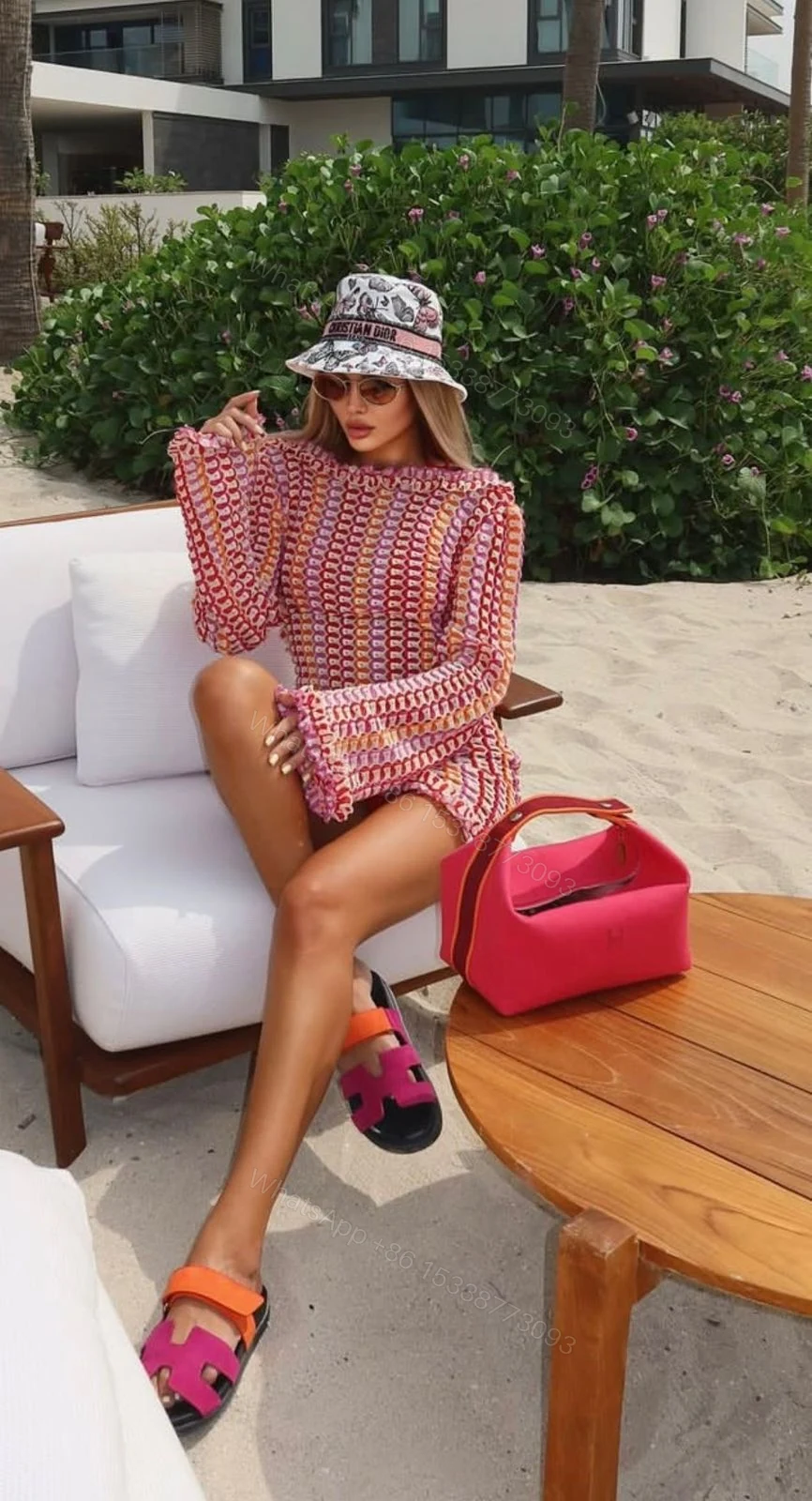 View 4 of FIRST COPY HERMES CYPRUS SANDALS FOR WOMEN