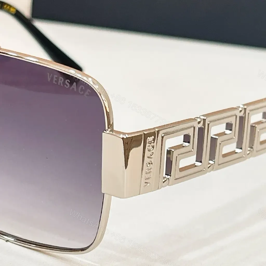 View 6 of Bold Pilot Sunglasses: Brown Lens, Slim Metal Frame