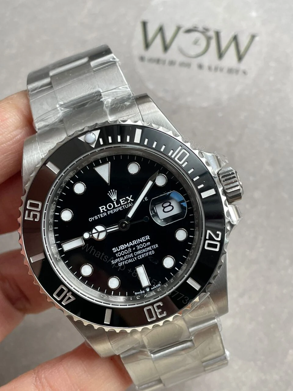 View 4 of VSF FACTORY 1:1 Rolex SUBMARINER SUB DATE SUBMARINER 41MM 126610 LN BEST EDITION BLACK CERAMIC 904L STEEL VS3235