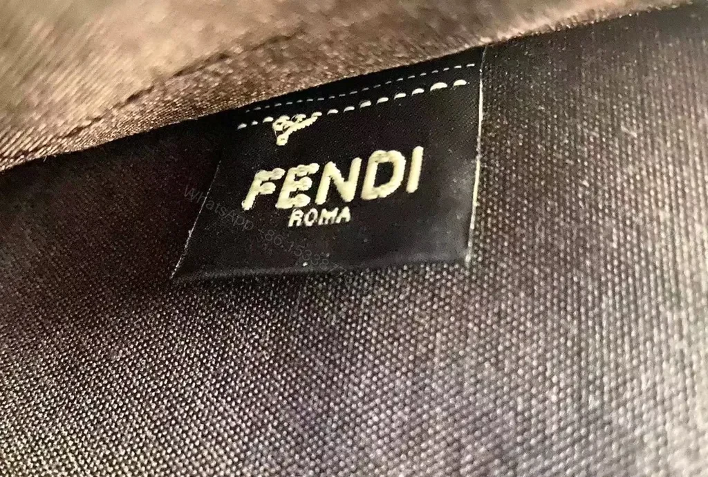 View 2 of Fendi Roma Python-Embossed Clutch: Taupe Luxury Statement