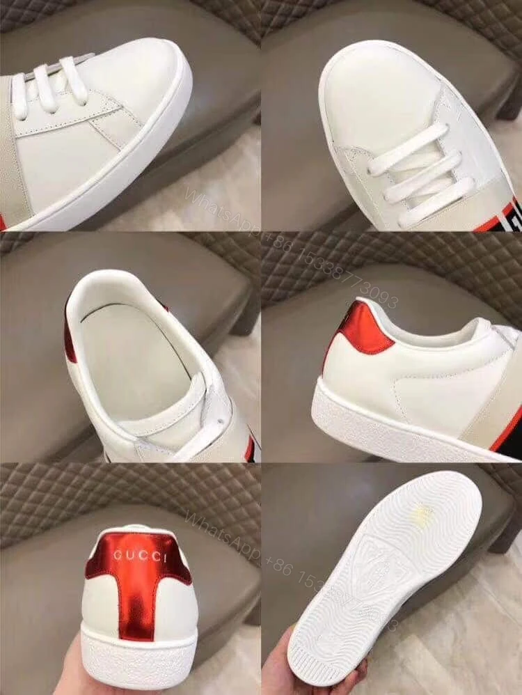 View 3 of GUCCI STRIPE LEATHER SNEAKER – GC3