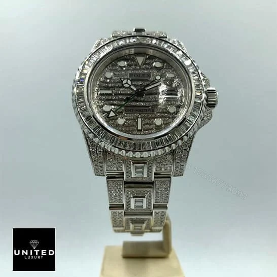 View 6 of Rolex Full Diamond Replica