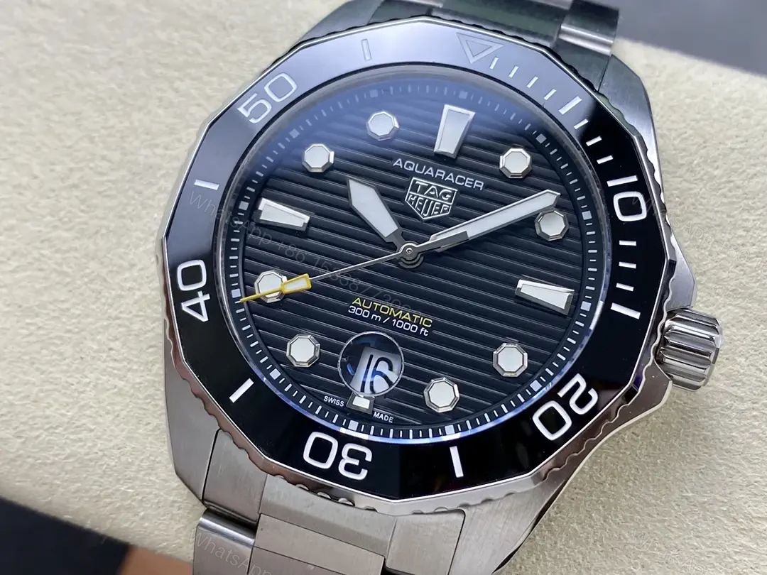 View 3 of TAG Heuer Aquaracer Professional 300 43 Stainless Steel / Black Dial WBP201A.BA0632