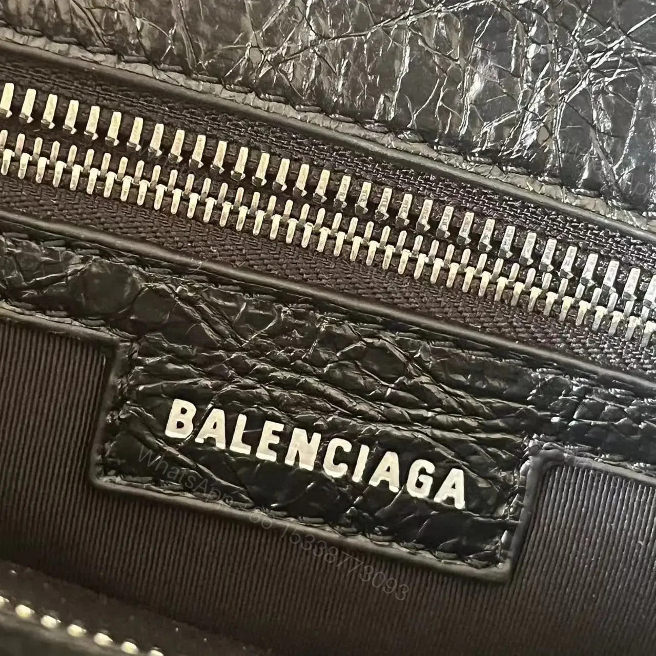 View 18 of 高仿Balenciaga*NeoCagole系列機車包黑色