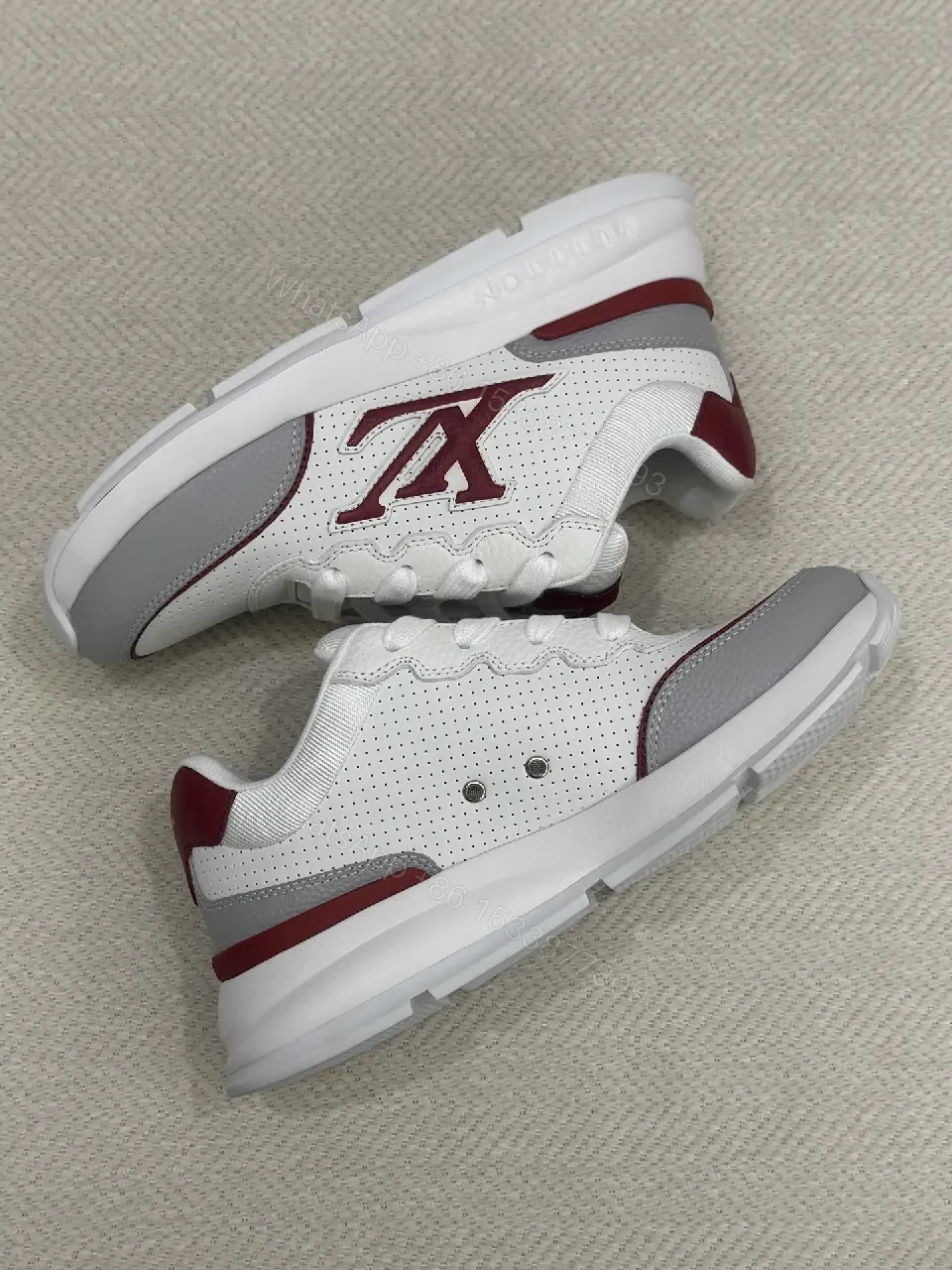 View 2 of Sleek Leather Trainer: Modern Comfort, Luxury-Inspired ESG Sneaker