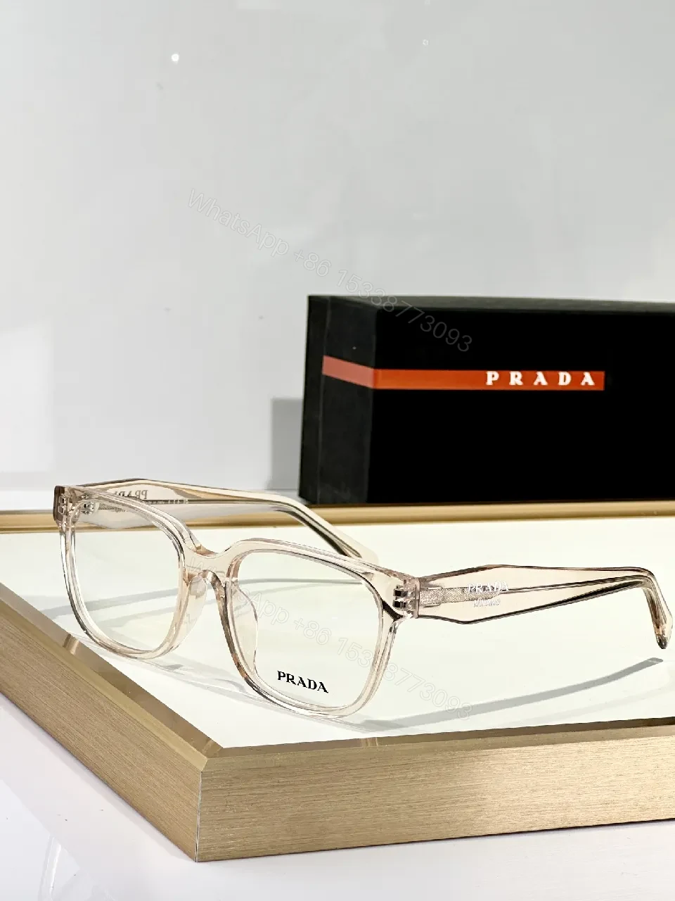 View 8 of Black Acetate Modern Eyewear with Signature Detail Frames