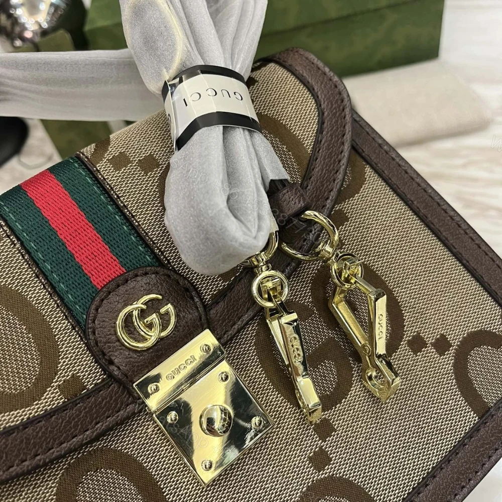 View 7 of Gucci Ophidia Small Jumbo GG Bag Brown 24Cm