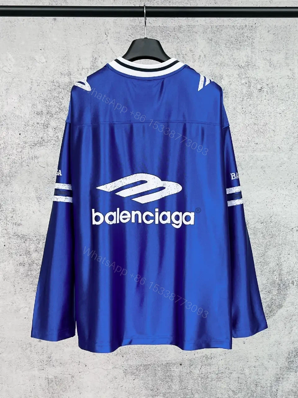 View 3 of Bold Blue Jersey – Luxe Streetwear, Elevated Comfort, Unisex