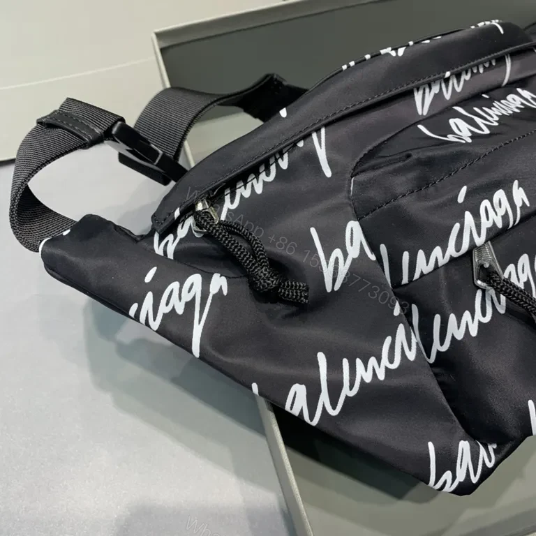 View 5 of Logo Print Belt Bag: Luxe Hands-Free Streetwear Accessory
