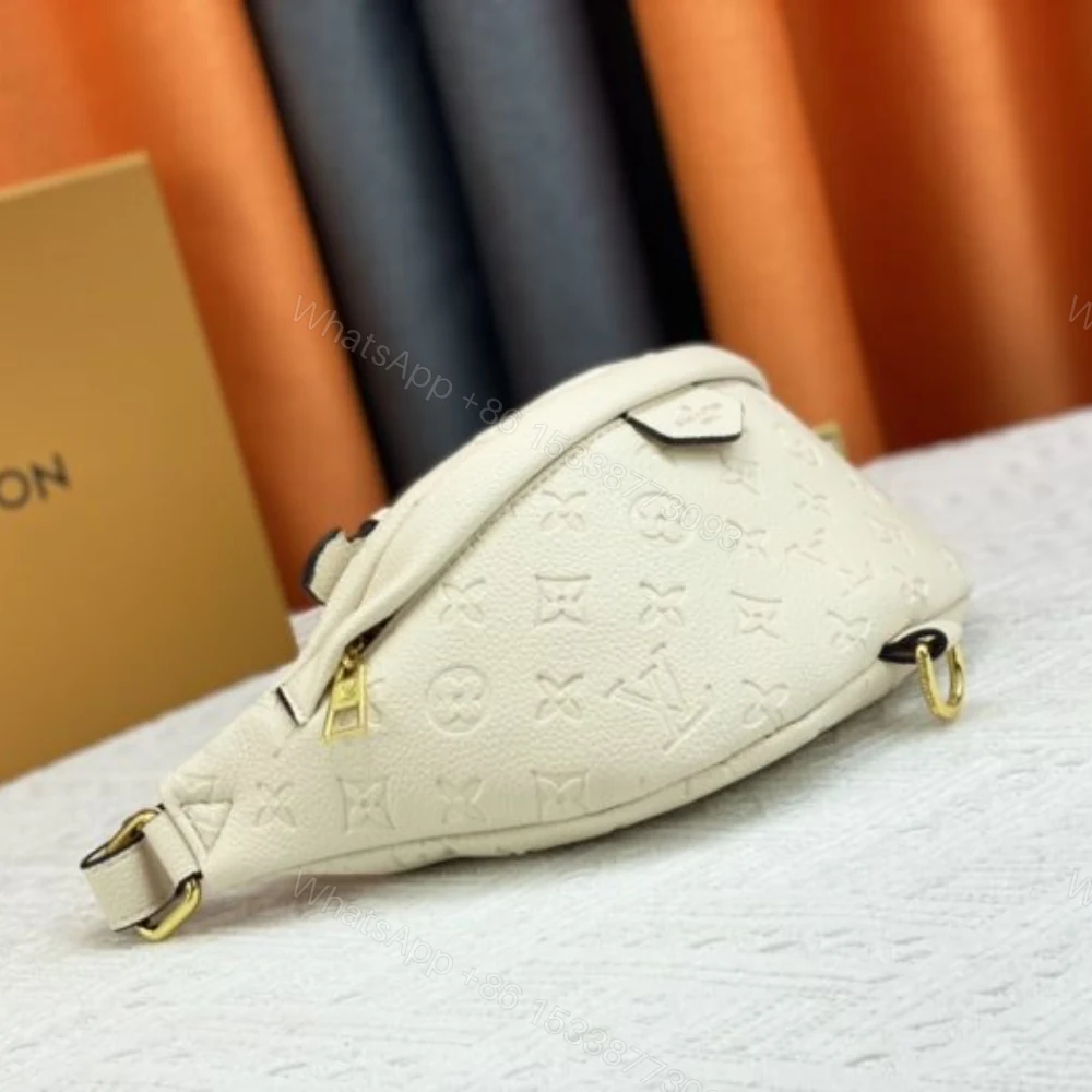 View 2 of Louis Vuitton Monogram Empreinte Bumbag Creme 37Cm M44836