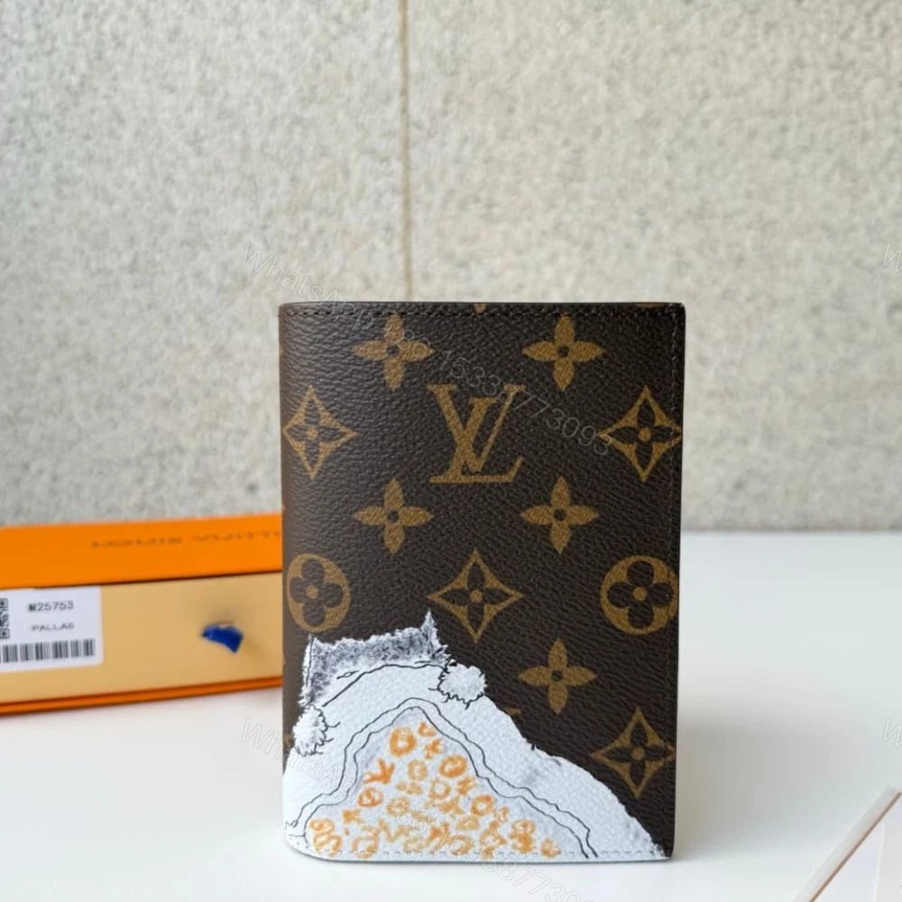 View 2 of Louis Vuitton Passport Cover Monogram Coated Canvas 14Cm M25753
