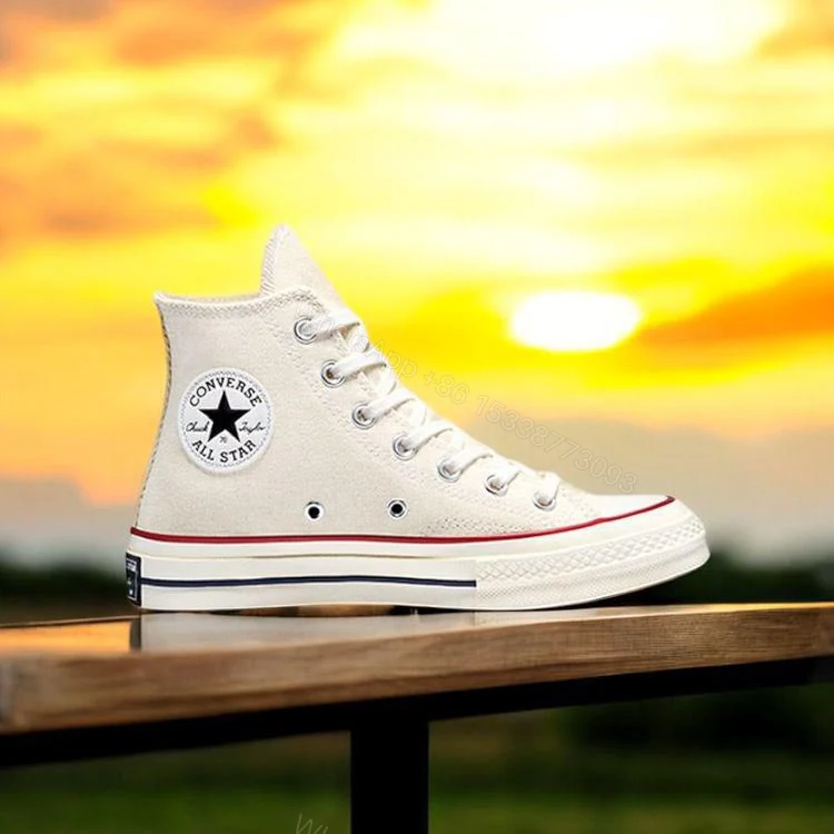 View 4 of FIRST COPY CONVERSE CHUCK 70 MID TRIPLE WHITE